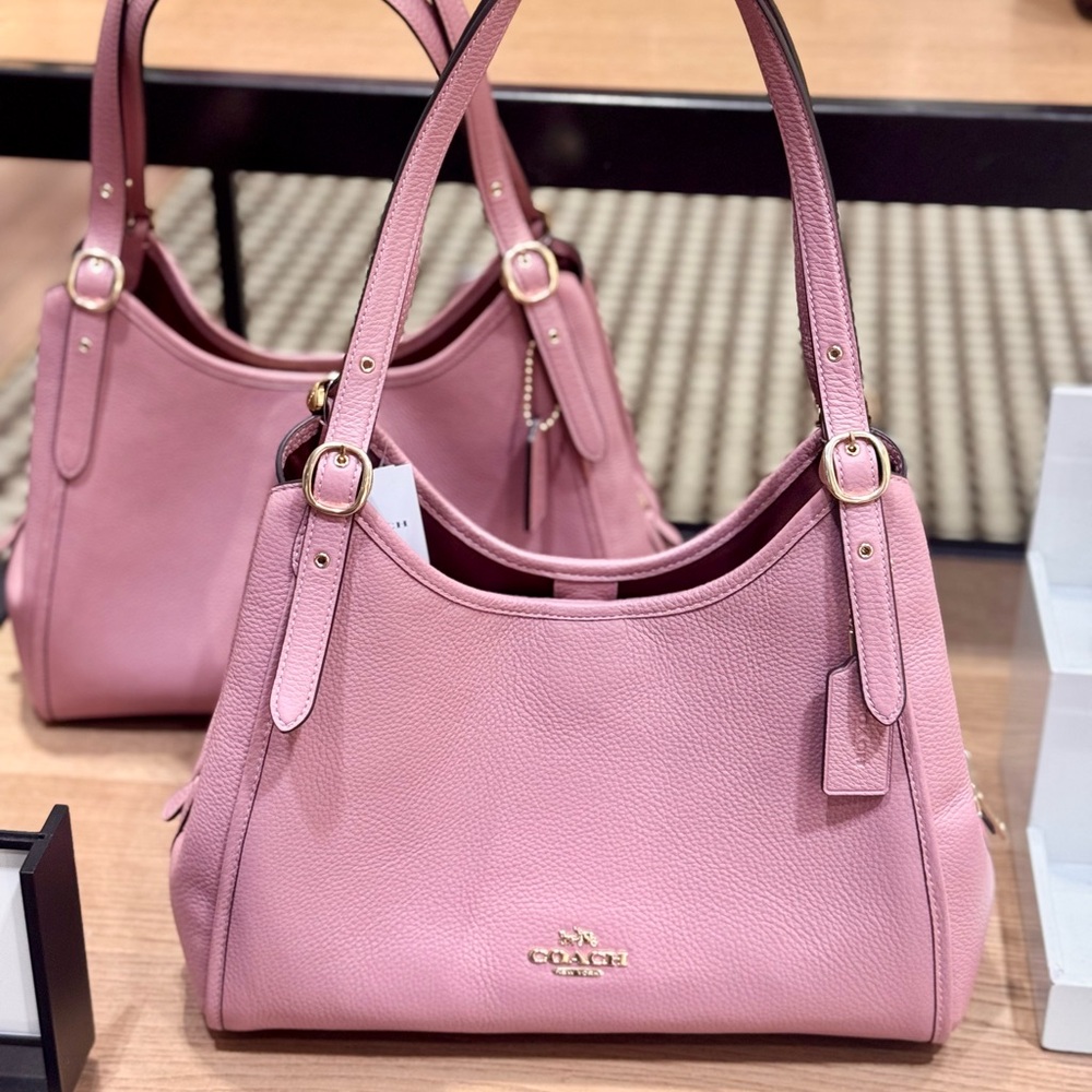 NWT Coach Erin Shoulder Bag CAQ86 in Pebble Leather Gold/ Penoy